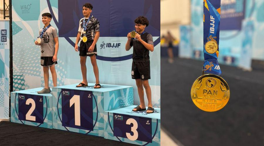 Atleta de Vila Velha vence competição de jiu-jítsu nos Estados Unidos
