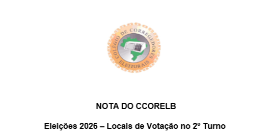 Nota do Colégio de Corregedoras e Corregedores Eleitorais do Brasil (CCORELB)